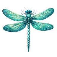 Colorful Dragonfly Fabric Panel 8
