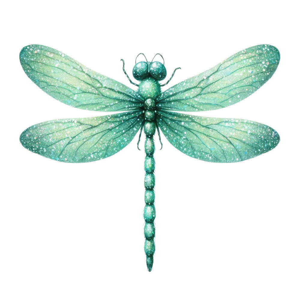 Colorful Dragonfly Fabric Panel 9