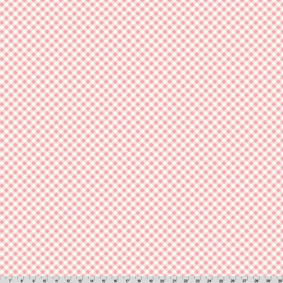 Cottage Rose Lane Gingham Quilting Cuddle Seashell Fabric per yard