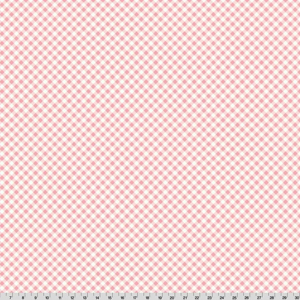 Cottage Rose Lane Gingham Quilting Cuddle Seashell Fabric per yard