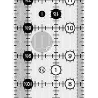 Creative Grids 2-1/2in x 18-1/2in Rectangle Quilt Ruler