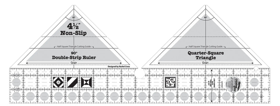 Creative Grids 90 Degree Double-Strip Quilt Ruler