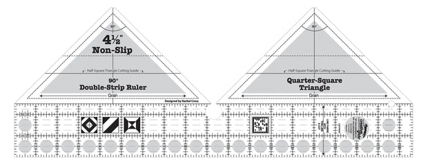 Creative Grids 90 Degree Double-Strip Quilt Ruler