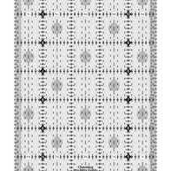Creative Grids Charming Itty-Bitty Eights 5in x 15in Quilt Ruler