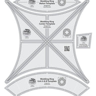 Creative Grids Double Wedding Ring Templates Quilt Ruler