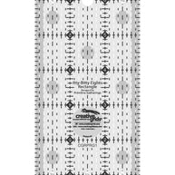 Creative Grids Itty-Bitty Eights Rectangle Ruler 3in x 7in Quilt Ruler