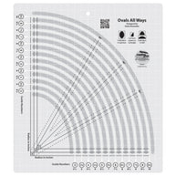 Creative Grids Ovals All Ways Quilt Ruler