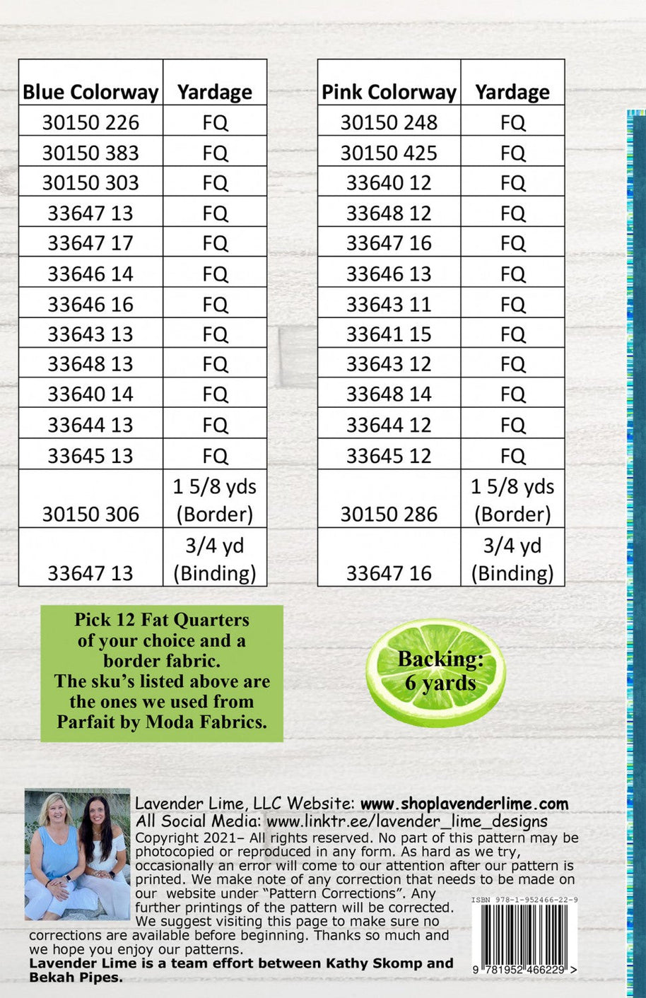 A Dozen Fat Quarters Quilt Pattern
