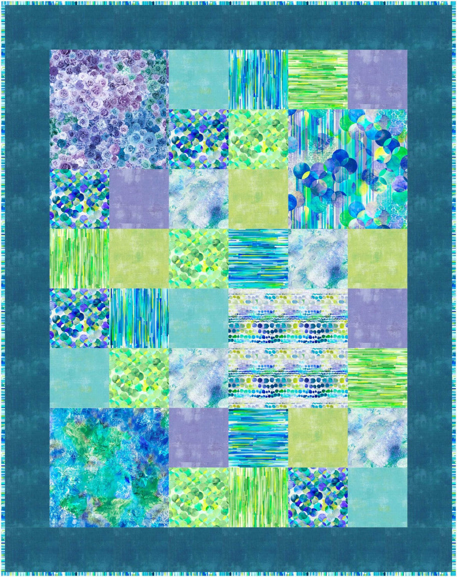 A Dozen Fat Quarters Quilt Pattern