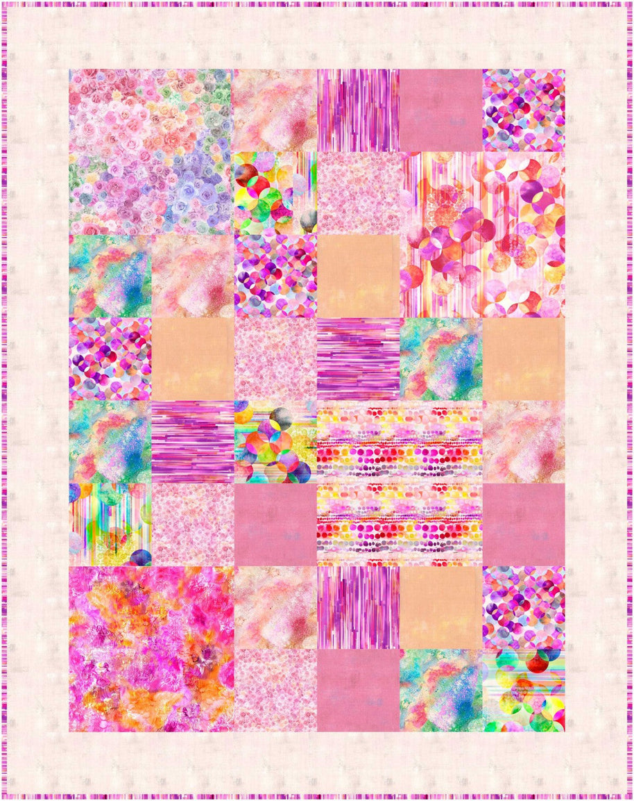A Dozen Fat Quarters Quilt Pattern
