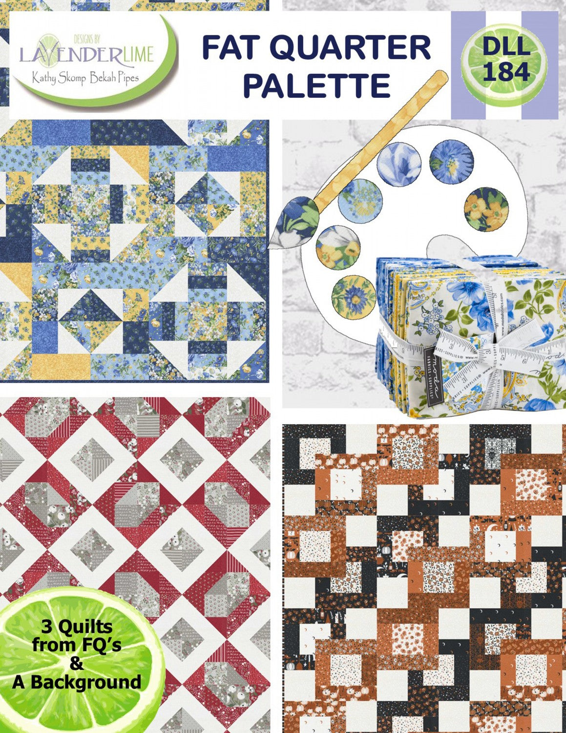 Fat Quarter Palette Quilt Pattern