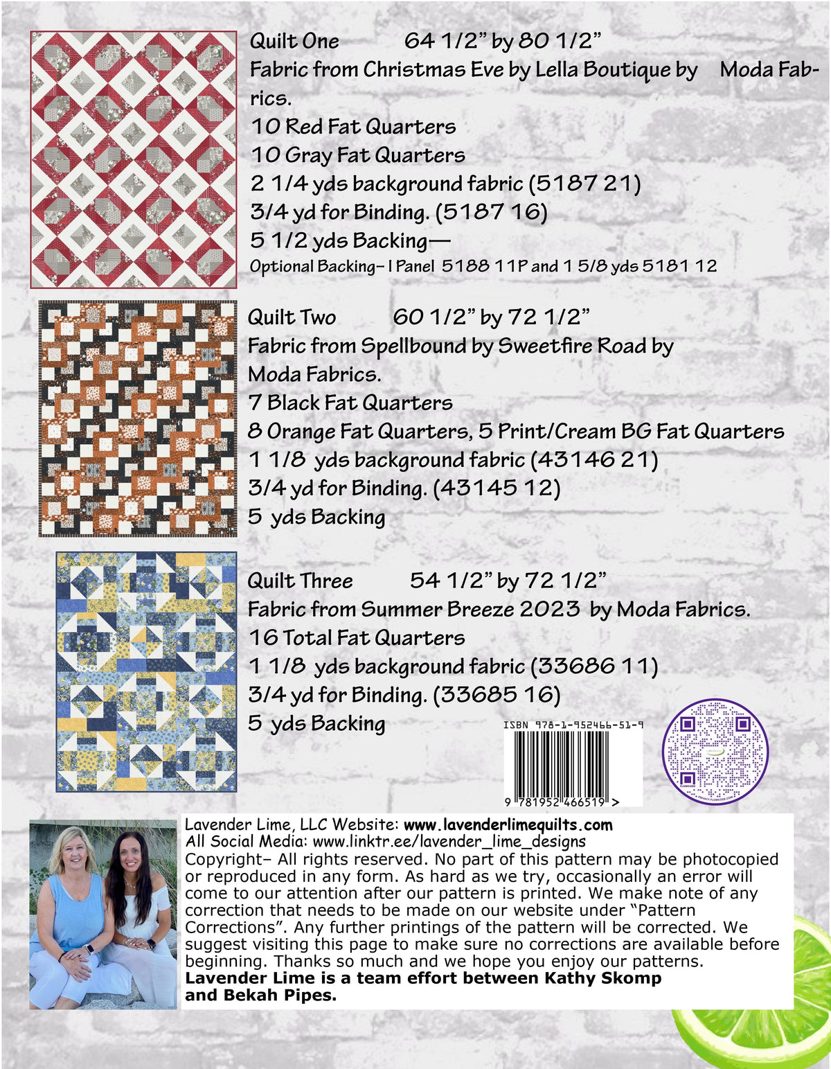 Fat Quarter Palette Quilt Pattern