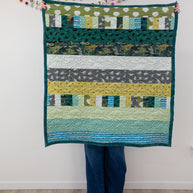 Bricks and Beams Quilt Kit - Dinosaurs