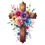 Easter Crosses Fabric Panel 7