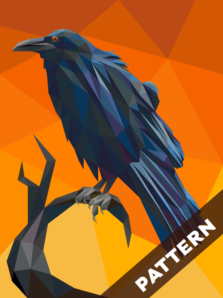 Edgar the Raven Pattern