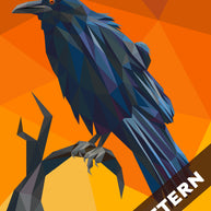 Edgar the Raven Pattern