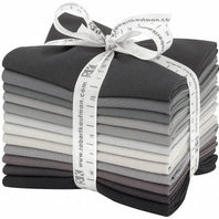 Fat Quarter Kona Cotton Stormy Skies Palette, 12pcs/bundle