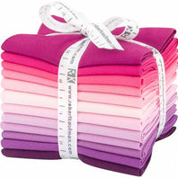 Fat Quarter Kona Cotton Wildberry Palette, 12pcs/bundle