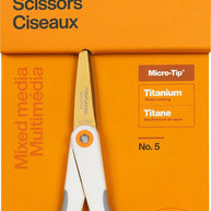 Fiskars Mixed Media No 5 Micro Tip Titanium Scissors 5in