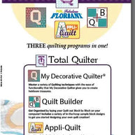 Floriani My Total Quilter (MDQII, MAQ, MQB) Software
