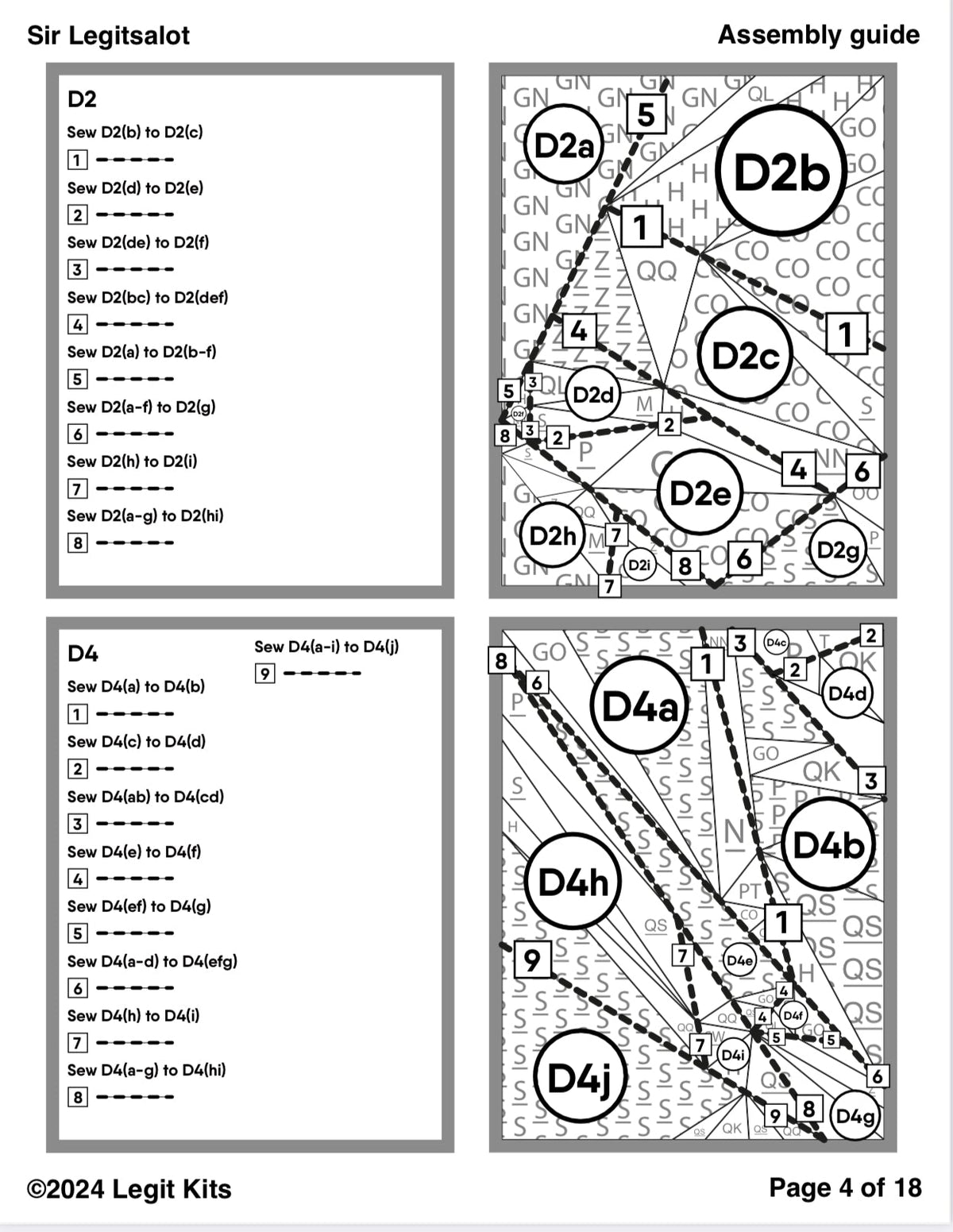 Sir Legitsalot Pattern