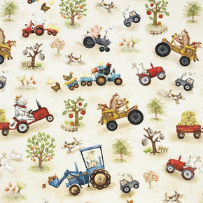 Funny Farm Digital Cuddle�� Beige 58/60