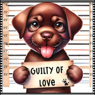 Funny Dog Mugshots Lab 3 Fabric Panel