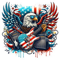 God Bless America Fabric Panel 3