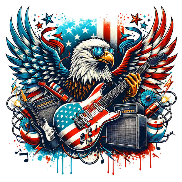 God Bless America Fabric Panel 3