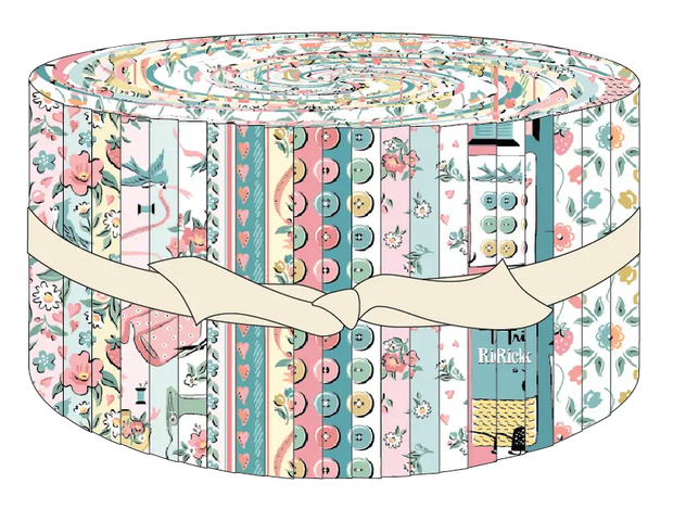 Granny's Sewing Room - 2 1/2" Strips 42 Prints