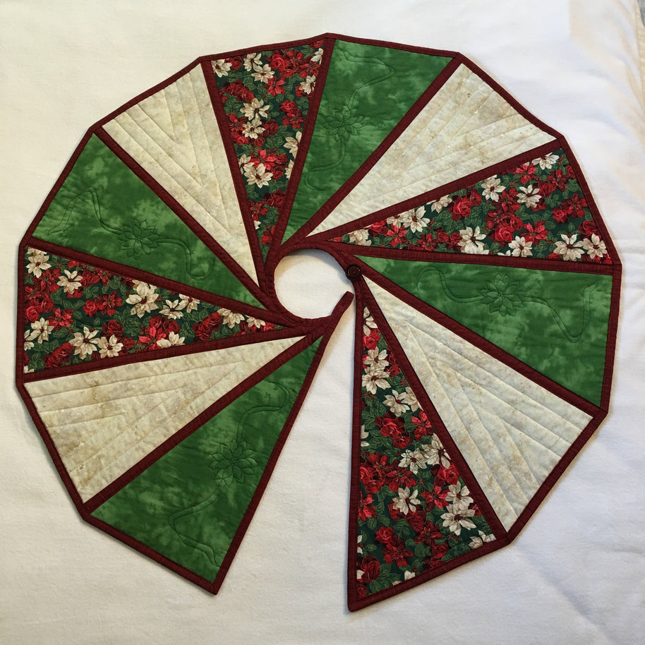 Modern Two Sided Tree Skirt Downloadable Pattern