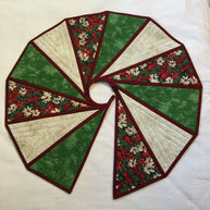 Modern Two Sided Tree Skirt Quilt Pattern