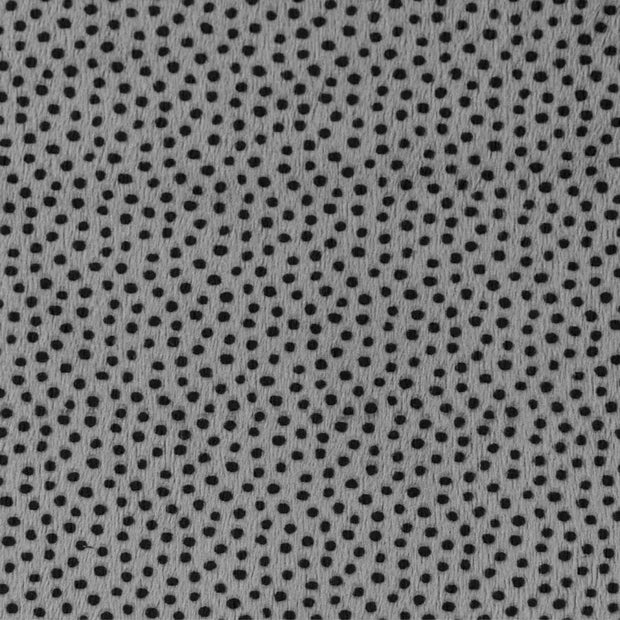 Grey Extra Wide Dottie Cuddle Charcoal Fabric per yard