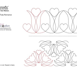 503 Tulip Romance Pantograph by Hari Walner