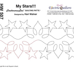 507 My Stars Pantograph by Hari Walner