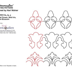 513 Floral 2 Pantograph by Hari Walner