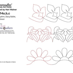 514 Floral 3 Pantograph by Hari Walner