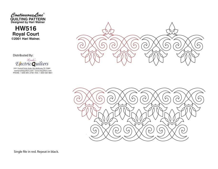 516 Royal Court Pantograph by Hari Walner