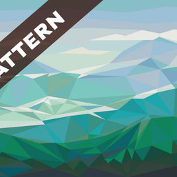 Hazy Hills Central Pattern (CONFETTI)
