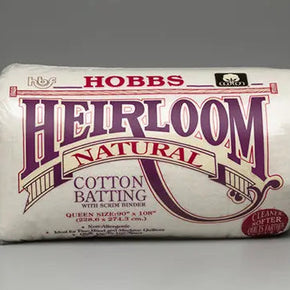 Hobbs Heirloom 100% Cotton Batting Package