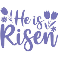 He is Risen Font Fabric Panel