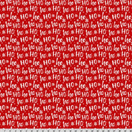 Ho Ho Ho Cloud Cuddle Scarlet Fabric per yard