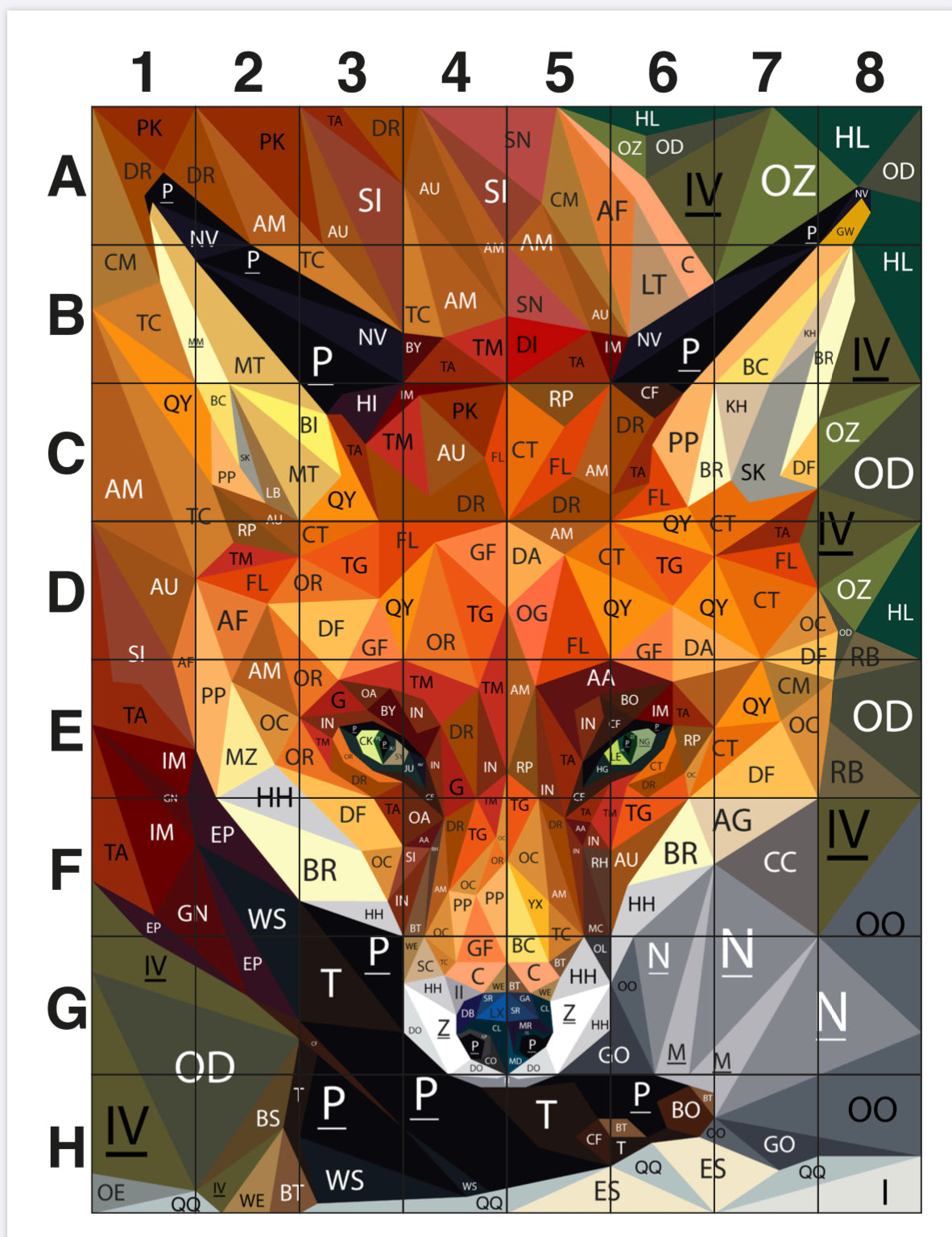 Autumn the Fox Pattern