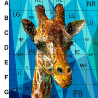 Big G the Giraffe Quilt Kit