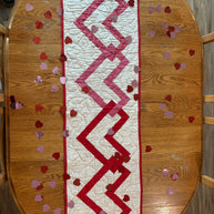 Linked Hearts Quilted Table Runner Kit