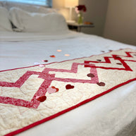 Linked Hearts Quilted Table Runner Kit