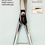 Italian Applique Scissors Curved Blade 6in
