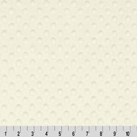 Ivory Cuddle Dimple Fabric per yard
