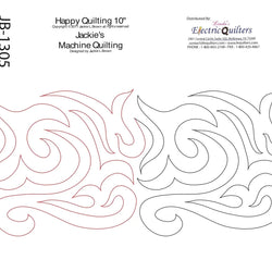 1305 Happy Quilting Pantograph by Jackie Brown