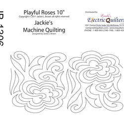 1306 Playful Roses Pantograph by Jackie Brown